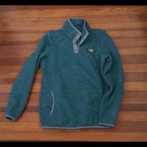 LL Bean sweater fleece, large